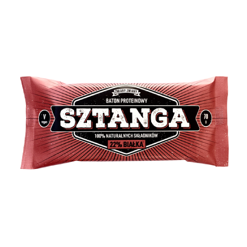 Veganer Proteinriegel mit Erdnüssen, 70 g